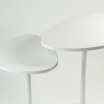 Mesa de Canto Orgânica - Conjunto 2 Mesas