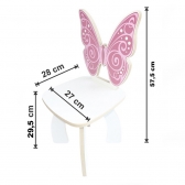Mesa Infantil Borboleta - Mesa + 1 Cadeira