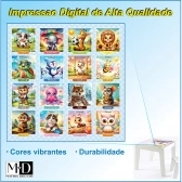 Mesa Infantil MDF Quadrinhos (Kit 1 Mesa + Cadeiras) - Branco / Azul (1 Cadeira)