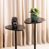 Mesa de Canto Orgânica - Conjunto 2 Mesas - Preto