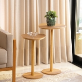 Mesa de Canto Orgânica Pé de Madeira - Conjunto 2 Mesas - Freijó