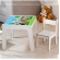 Mesa Infantil MDF Safari (Kit 1 Mesa + Cadeiras) - Branco (1 Cadeira)
