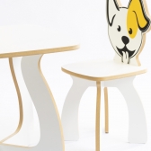 Mesa Infantil Puppies - Mesa + 1 Cadeira