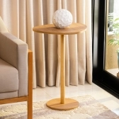 Mesa de Canto Orgânica Pé de Madeira - Freijó