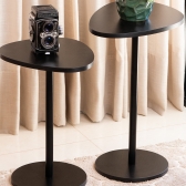 Mesa de Canto Orgânica - Conjunto 2 Mesas - Preto