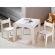 Mesa Infantil MDF (Kit 1 Mesa + Cadeiras) - Branco (1 Cadeira)